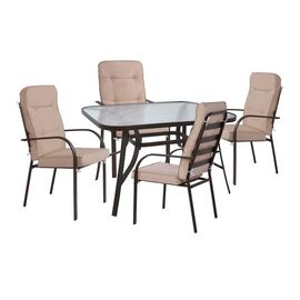 ΣΕΤ 5TMX ΤΡΑΠΕΖΙ ΜΕΤΑΛΛΙΚΟ ΜΕ ΚΑΡΕΚΛΕΣ ΜΕΤΑΛΛΙΚΕΣ ENDIKA ΚΑΦΕ HM10563.02 - ΣΕΤ ΤΡΑΠΕΖΑΡΙΕΣ στο Milonadakis.gr