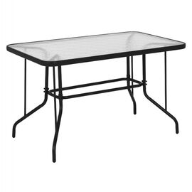 ΤΡΑΠΕΖΙ ADAM HM5679.01 ΜΕΤΑΛΛΙΚΟ ΓΚΡΙ ΜΕ ΓΥΑΛΙΝΗ ΕΠΙΦΑΝΕΙΑ 120Χ70Χ71Υεκ. - ΤΡΑΠΕΖΙΑ ΕΞ. ΧΩΡΟΥ στο Milonadakis.gr