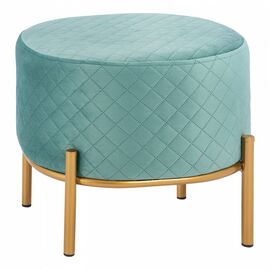 ΣΚΑΜΠΟ SINTA HM8638.07 ΑΠΟ ΦΥΣΤΙΚΙ ΒΕΛΟΥΔΟ ΜΕ ΧΡΥΣΗ ΒΑΣΗ 42x42x38Υ εκ. - ΠΟΥΦ - ΣΚΑΜΠΟ - ΜΠΑΟΥΛΟ στο Milonadakis.gr