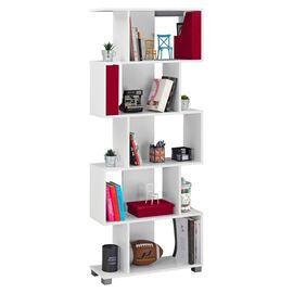 ΒΙΒΛΙΟΘΗΚΗ ΜΕΛΑΜΙΝΗΣ HM2385.04 ΛΕΥΚΗ 70x25x177 εκ. - ΒΙΒΛΙΟΘΗΚΕΣ στο Milonadakis.gr