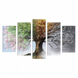 ΠΕΝΤΑΠΤΥΧΟΣ ΠΙΝΑΚΑΣ MDF FOUR SEASONS HM7206.05 100X60x0,3 εκ. - ΠΙΝΑΚΕΣ στο Milonadakis.gr