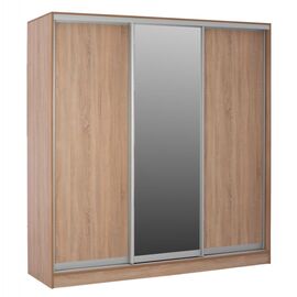 ΝΤΟΥΛΑΠΑ 3ΦΥΛΛΗ ΣΥΡΟΜΕΝΗ ΜΕ ΚΑΘΡΕΠΤΗ SONAMA OAK HM2435  200X60X210Υεκ - ΝΤΟΥΛΑΠΕΣ στο Milonadakis.gr