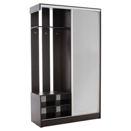 ΕΠΙΠΛΟ ΕΙΣΟΔΟΥ ΜΕ ΣΥΡΟΜΕΝΗ ΝΤΟΥΛΑΠΑ Κ ΚΑΘΡΕΦΤΗ DULCE WENGE HM2424.02 118X45X210Yεκ. - ΕΠΙΠΛΑ ΕΙΣΟΔΟΥ στο Milonadakis.gr