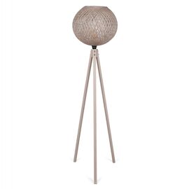 ΦΩΤΙΣΤΙΚΟ ΔΑΠΕΔΟΥ ΞΥΛΙΝΟ ΚΑΙ ΚΑΠΕΛΟ ΑΠΟ ΣΧΟΙΝΙ ΜΠΕΖ HM7376.01 Φ38x145Υ εκ. - ΦΩΤΙΣΤΙΚΑ ΔΑΠΕΔΟΥ στο Milonadakis.gr