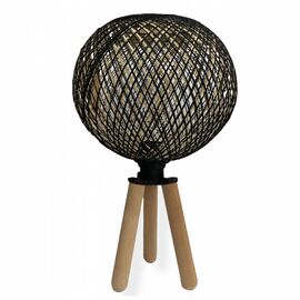 ΦΩΤΙΣΤΙΚΟ ΕΠΙΤΡΑΠΕΖΙΟ ΑΠΟ ΞΥΛΟ ΚΑΙ ΣΧΟΙΝΙ ΜΑΥΡΟ HM7378.01 Φ24x42Υ εκ. - ΕΠΙΤΡΑΠΕΖΙΑ ΦΩΤΙΣΤΙΚΑ στο Milonadakis.gr