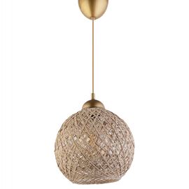 ΦΩΤΙΣΤΙΚΟ ΟΡΟΦΗΣ ΕΣΩΤΕΡΙΚΟΥ ΧΩΡΟΥ ΚΡΕΜΑΣΤΟ HM7352.04 ΑΠΟ ΣΧΟΙΝΙ ΜΠΕΖ Φ22x55Υ εκ. - ΦΩΤΙΣΤΙΚΑ ΟΡΟΦΗΣ στο Milonadakis.gr