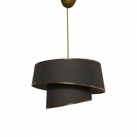 ΦΩΤΙΣΤΙΚΟ ΟΡΟΦΗΣ ΚΡΕΜΑΣΤΟ HM7356.02 ΜΕΤΑΛΛΟ ΚΑΙ ΥΦΑΣΜΑ ΑΝΘΡΑΚΙ ΧΡΥΣΟ Φ32x70Υ εκ. - ΦΩΤΙΣΤΙΚΑ ΟΡΟΦΗΣ στο Milonadakis.gr