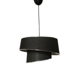 ΦΩΤΙΣΤΙΚΟ ΟΡΟΦΗΣ ΚΡΕΜΑΣΤΟ HM7356.05 ΜΕΤΑΛΛΟ ΚΑΙ ΥΦΑΣΜΑ ΜΑΥΡΟ ΑΣΗΜΙ Φ32x70Υ εκ. - ΦΩΤΙΣΤΙΚΑ ΟΡΟΦΗΣ στο Milonadakis.gr