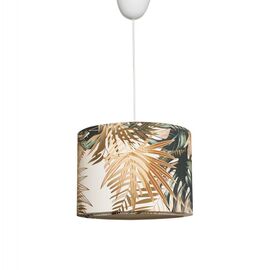 ΦΩΤΙΣΤΙΚΟ ΟΡΟΦΗΣ ΚΡΕΜΑΣΤΟ HM7364 ΜΕΤΑΛΛΟ ΚΑΙ ΥΦΑΣΜΑ TROPICAL 28x28x65Υ εκ. - ΦΩΤΙΣΤΙΚΑ ΟΡΟΦΗΣ στο Milonadakis.gr
