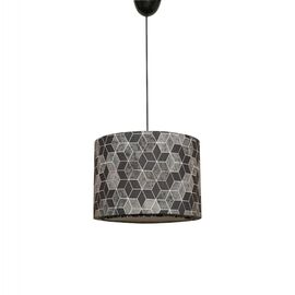 ΦΩΤΙΣΤΙΚΟ ΟΡΟΦΗΣ ΚΡΕΜΑΣΤΟ HM7369 ΜΕΤΑΛΛΟ ΚΑΙ ΥΦΑΣΜΑ ΜΑΥΡΟ ΓΚΡΙ 28x28x65Υ εκ. - ΦΩΤΙΣΤΙΚΑ ΟΡΟΦΗΣ στο Milonadakis.gr