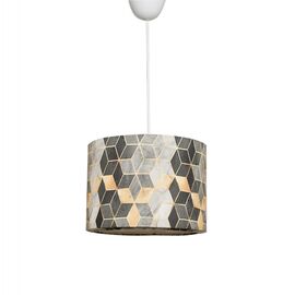 ΦΩΤΙΣΤΙΚΟ ΟΡΟΦΗΣ ΚΡΕΜΑΣΤΟ HM7370 ΜΕΤΑΛΛΟ ΚΑΙ ΥΦΑΣΜΑ ΓΚΡΙ ΚΙΤΡΙΝΟ 28x28x65Υ εκ. - ΦΩΤΙΣΤΙΚΑ ΟΡΟΦΗΣ στο Milonadakis.gr