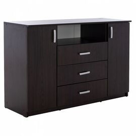 ΜΠΟΥΦΕΣ ΜΕ 2 ΝΤΟΥΛΑΠΙΑ Κ 3 ΣΥΡΤΑΡΙΑ ADLER WENGE HM2430.02 120X45X85Y εκ. - ΜΠΟΥΦΕΔΕΣ-ΚΟΝΣΟΛΕΣ στο Milonadakis.gr