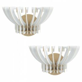 ΣΕΤ ΑΠΛΙΚΕΣ ΤΟΙΧΟΥ 2ΤΜΧ ΞΥΛΙΝΕΣ ΑΠΟ MDF ΛΕΥΚΟ HM7382.01 32x22x19Υ εκ. - ΑΠΛΙΚΕΣ ΤΟΙΧΟΥ στο Milonadakis.gr