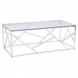 ΤΡΑΠΕΖΙ ΣΑΛΟΝΙΟΥ JANA ΜΕ ΓΥΑΛΙ ΚΑΙ ΒΑΣΗ ΧΡΩΜΙΟΥ 120X60Χ45Y EK.HM8617.01 - ΤΡΑΠΕΖΑΚΙΑ ΣΑΛΟΝΙΟΥ στο Milonadakis.gr