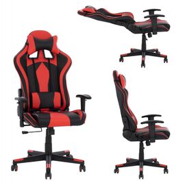 ΚΑΡΕΚΛΑ ΓΡΑΦΕΙΟΥ GAMING DOCKS HM1162.01 ΜΑΥΡΟ ΚΟΚΚΙΝΟ PU 67x70x130 εκ. - ΚΑΡΕΚΛΕΣ ΓΡΑΦΕΙΟΥ στο Milonadakis.gr