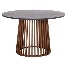 ΤΡΑΠΕΖΙ ΣΤΡΟΓΓΥΛΟ ΕΞ.ΧΩΡΟΥ CRISTOBAL HM6235 ΞΥΛΟ ΑΚΑΚΙΑΣ-CEMENT TOP Φ120x77Υεκ - ΤΡΑΠΕΖΙΑ ΕΞ. ΧΩΡΟΥ στο Milonadakis.gr