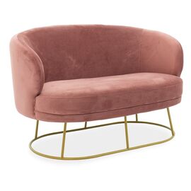 Καναπές 2θέσιος Gloria pakoworld βελούδο σάπιο μήλο-χρυσό 132x82x83εκ - ΚΑΝΑΠΕΔΕΣ-ΣΑΛΟΝΙΑ στο Milonadakis.gr