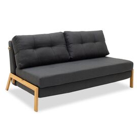 Καναπές 2θέσιος - κρεβάτι Fancy pakoworld με ύφασμα ανθρακί 150x92x77εκ - ΚΑΝΑΠΕΔΕΣ-ΣΑΛΟΝΙΑ στο Milonadakis.gr