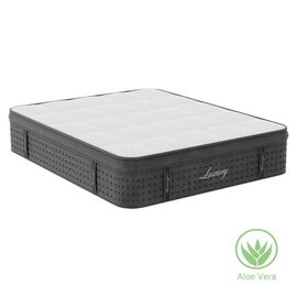 Στρώμα Luxury pakoworld pocket spring+gel memory foam+latex μονής όψης aloe vera 34-36cm 160x200εκ - ΣΤΡΩΜΑΤΑ ΥΠΝΟΥ & ΣΟΜΙΕΔΕΣ στο Milonadakis.gr