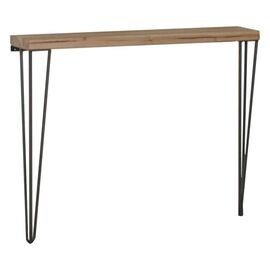 Κονσόλα Tetty pakoworld καρυδί-μαύρο 90x14x75εκ - ΣΥΡΤΑΡΙΕΡΕΣ - ΤΟΥΑΛΕΤΕΣ στο Milonadakis.gr