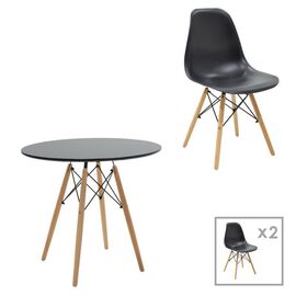 Φοιτητικό πακέτο επίπλων τραπεζαρίας Julita pakoworld σετ 3 τμχ Φ80x73εκ - ΦΟΙΤΗΤΙΚΑ ΠΑΚΕΤΑ στο Milonadakis.gr