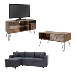 Φοιτητικό πακέτο επίπλων σαλονιού Boho 2 pakoworld σετ 3 τμχ - ΦΟΙΤΗΤΙΚΑ ΠΑΚΕΤΑ στο Milonadakis.gr