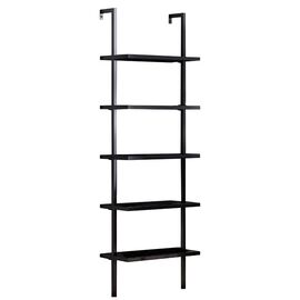 Ραφιέρα τοίχου Harris pakoworld σε μαύρη απόχρωση 60x22x200εκ - ΒΙΒΛΙΟΘΗΚΕΣ στο Milonadakis.gr