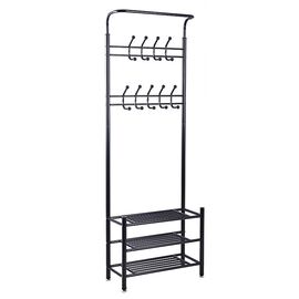 Έπιπλο εισόδου Πορτ Μαντώ Federica pakoworld μέταλλο μαύρο 65x28x187εκ - ΕΠΙΠΛΑ ΕΙΣΟΔΟΥ στο Milonadakis.gr