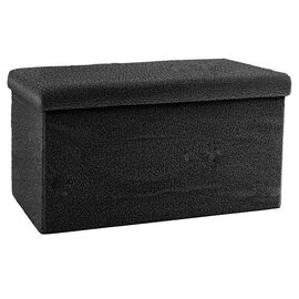 Σκαμπό-μπαούλο Forward pakoworld ύφασμα μπουκλέ ανθρακί 76x38x38εκ - ΠΟΥΦ - ΣΚΑΜΠΟ - ΜΠΑΟΥΛΟ στο Milonadakis.gr