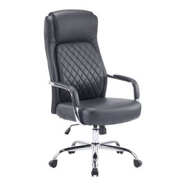 Καρέκλα γραφείου διευθυντή Rianda pakoworld pu σε μαύρη απόχρωση 70x64x116-124εκ - ΚΑΡΕΚΛΕΣ ΓΡΑΦΕΙΟΥ στο Milonadakis.gr