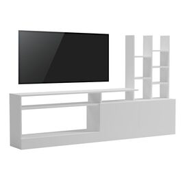 Σύνθετο σαλονιού Seruno pakoworld σε λευκή απόχρωση 170x25x100εκ - ΣΥΝΘΕΣΕΙΣ ΣΑΛΟΝΙΟΥ στο Milonadakis.gr