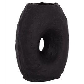 ΕΠΙΤΡΑΠΕΖΙΟ ΔΙΑΚΟΣΜΗΤΙΚΟ ΒΑΖΟ NAMENTIS HM4673.01L ΜΑΥΡΗ ΤΕΡΑΚΟΤΑ--26.5x16x36.5Υεκ - ΑΝΤΙΚΕΙΜΕΝΑ στο Milonadakis.gr