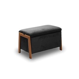 DALI ΣΚΑΜΠΟ VELVET GREY ΜΕ ΑΠΟΘ. ΧΩΡΟ 75X42X44εκ. - ΣΚΑΜΠΟ ΜΠΑΡ στο Milonadakis.gr