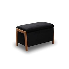 DALI ΣΚΑΜΠΟ VELVET BLACK ΜΕ ΑΠΟΘ. ΧΩΡΟ 75X42X44εκ. - ΣΚΑΜΠΟ ΜΠΑΡ στο Milonadakis.gr