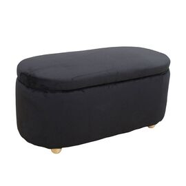 FOSTER ΣΚΑΜΠΟ VELVET BLACK ΜΕ ΑΠΟΘ. ΧΩΡΟ 99Χ45X45εκ. - ΣΚΑΜΠΟ ΜΠΑΡ στο Milonadakis.gr