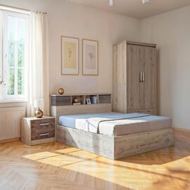 Φοιτητικό πακέτο επίπλων κρεβατοκάμαρας Cloud pakoworld σετ 3τεμ - ΦΟΙΤΗΤΙΚΑ ΠΑΚΕΤΑ στο Milonadakis.gr