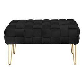 Σκαμπό Wenzo pakoworld βελούδο σε μαύρη απόχρωση 82x43x46εκ - ΠΟΥΦ - ΣΚΑΜΠΟ - ΜΠΑΟΥΛΟ στο Milonadakis.gr