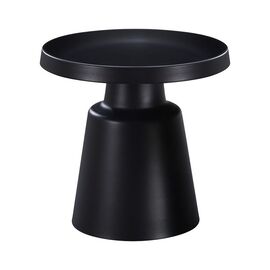 Βοηθητικό τραπέζι Ginoze Inart μέταλλο σε μαύρη απόχρωση Φ50x48.5εκ - ΒΟΗΘΗΤΙΚΑ ΤΡΑΠΕΖΑΚΙΑ στο Milonadakis.gr