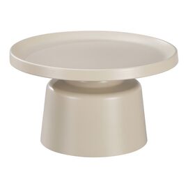 Τραπέζι σαλονιού Ginoze Inart μέταλλο σε cappuccino απόχρωση Φ70x38εκ - ΤΡΑΠΕΖΑΚΙΑ ΣΑΛΟΝΙΟΥ στο Milonadakis.gr