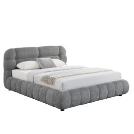 ΚΡΕΒΑΤΙ ΔΙΠΛΟ ΜΕ ΑΠΟΘ.ΧΩΡΟ MALFOY HM730.01 ΓΚΡΙ ΜΠΟΥΚΛΕ ΥΦΑΣΜΑ--ΣΤΡΩΜΑ 160x200εκ - ΚΡΕΒΑΤΙΑ στο Milonadakis.gr