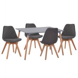 ΣΕΤ ΤΡΑΠΕΖΑΡΙΑΣ 5ΤΜΧ VEGAS HM21177 MDF TOP ΣΕ ΓΚΡΙ--ΥΦΑΣΜΑ ΣΕ ΓΚΡΙ - ΤΡΑΠΕΖΑΡΙΕΣ στο Milonadakis.gr