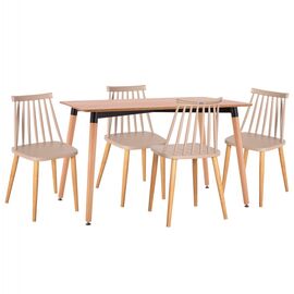 ΣΕΤ ΤΡΑΠΕΖΑΡΙΑΣ 5ΤΜΧ VANESSA HM21181 MDF TOP ΣΕ ΦΥΣΙΚΟ-ΣΚΕΛΕΤΟΣ ΣΕ ΦΥΣΙΚΟ - ΤΡΑΠΕΖΑΡΙΕΣ στο Milonadakis.gr