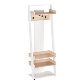 Έπιπλο εισόδου Sciove pakoworld σε λευκή-φυσική απόχρωση 70x40x200εκ - ΕΠΙΠΛΑ ΕΙΣΟΔΟΥ στο Milonadakis.gr