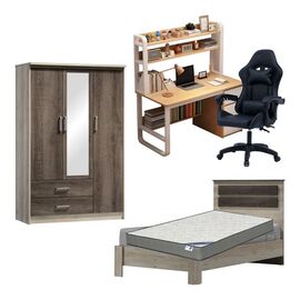 Φοιτητικό πακέτο επίπλων Fluency pakoworld σετ 5τεμ - ΦΟΙΤΗΤΙΚΑ ΠΑΚΕΤΑ στο Milonadakis.gr