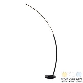 Φωτιστικό δαπέδου Urena pakoworld led μέταλλο σε μαύρη απόχρωση 70x28x165εκ - ΦΩΤΙΣΤΙΚΑ ΔΑΠΕΔΟΥ στο Milonadakis.gr