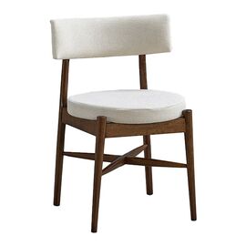 Καρέκλα Raudi pakoworld rubberwood σε καρυδί-εκρού απόχρωση 45.5x45.5x81εκ - ΚΑΡΕΚΛΕΣ - ΠΟΛΥΘΡΟΝΕΣ ΕΣ. στο Milonadakis.gr