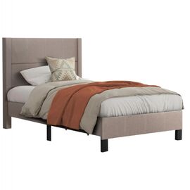 ΚΡΕΒΑΤΙ TRILLOP HM667.15 ΜΠΕΖ ΥΦΑΣΜΑ ΓΙΑ ΜΟΝΟ ΣΤΡΩΜΑ 120X200εκ. - ΚΡΕΒΑΤΙΑ στο Milonadakis.gr