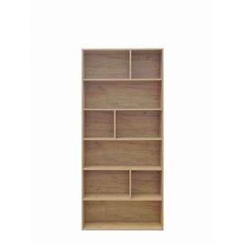 Βιβλιοθήκη Evergin pakoworld mdf σε oak απόχρωση 80x30x180εκ - ΒΙΒΛΙΟΘΗΚΕΣ στο Milonadakis.gr