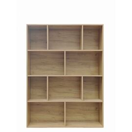 Βιβλιοθήκη Evergin pakoworld mdf σε oak απόχρωση 100x30x135εκ - ΒΙΒΛΙΟΘΗΚΕΣ στο Milonadakis.gr