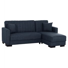 ΚΑΝΑΠΕΣ ΚΡΕΒΑΤΙ GHUFRAN ΓΩΝΙΑ ΑΝΑΣΤΡΕΨΙΜΗ ΜΠΛΕ HM3244.07 ΜΕ ΑΠΟΘΗΚΕΤΙΚΟ ΧΩΡΟ 202x140x78Yεκ. - ΚΑΝΑΠΕΔΕΣ-ΣΑΛΟΝΙΑ στο Milonadakis.gr